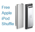 chance free ipod when booking
